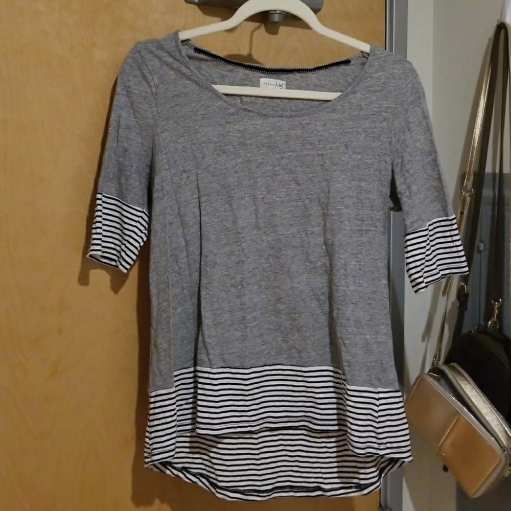 Nautical 3/4 sleeve Maison Jules top